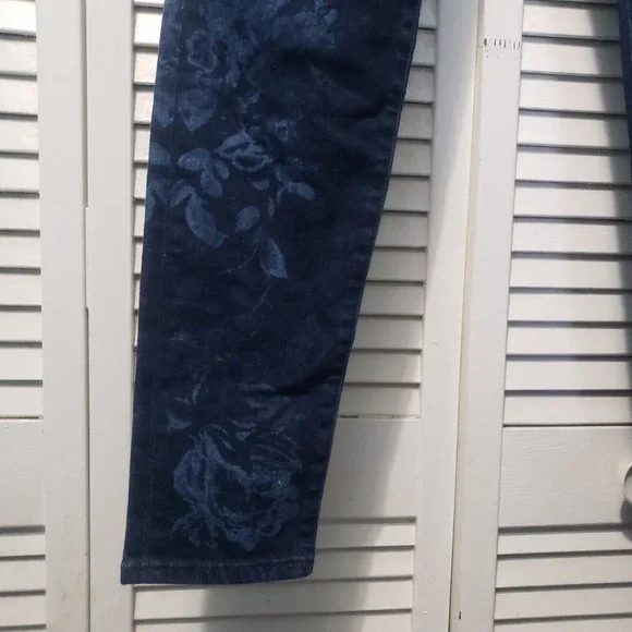 J. Brand Mi-Rise Super Skinny Jeans Women's Size 28 Indigo Blossom Stretch Denim - Picture 4 of 12